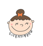 かわいい女の子の会話（個別スタンプ：9）