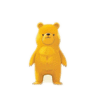 Yellow fluffy bear（個別スタンプ：1）