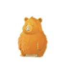 Yellow fluffy bear（個別スタンプ：2）