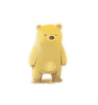 Yellow fluffy bear（個別スタンプ：6）