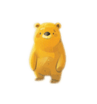 Yellow fluffy bear（個別スタンプ：7）