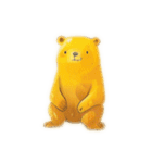 Yellow fluffy bear（個別スタンプ：8）