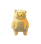 Yellow fluffy bear（個別スタンプ：9）