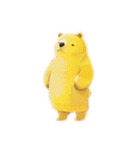 Yellow fluffy bear（個別スタンプ：11）