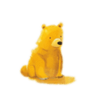 Yellow fluffy bear（個別スタンプ：13）