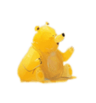 Yellow fluffy bear（個別スタンプ：14）