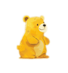 Yellow fluffy bear（個別スタンプ：18）