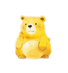 Yellow fluffy bear（個別スタンプ：19）