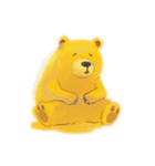 Yellow fluffy bear（個別スタンプ：24）