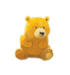 Yellow fluffy bear（個別スタンプ：25）