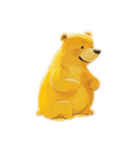 Yellow fluffy bear（個別スタンプ：26）