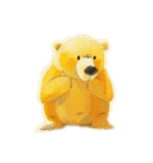 Yellow fluffy bear（個別スタンプ：28）