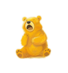 Yellow fluffy bear（個別スタンプ：29）