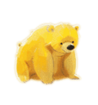 Yellow fluffy bear（個別スタンプ：31）