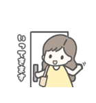 ゆるふわヘアの女の子♡日常スタンプ（個別スタンプ：3）