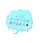 書き込める♥シンプル♡サマー吹き出し（個別スタンプ：5）