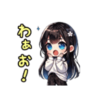 日常で使えるシンプル女の子（個別スタンプ：21）