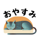 便利なおしゃ猫スタンプ（個別スタンプ：3）