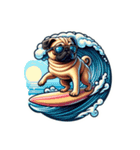 pug lovers（パグラバーズ）（個別スタンプ：1）