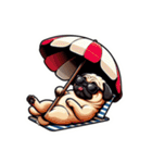 pug lovers（パグラバーズ）（個別スタンプ：2）