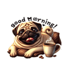pug lovers（パグラバーズ）（個別スタンプ：5）