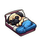 pug lovers（パグラバーズ）（個別スタンプ：7）