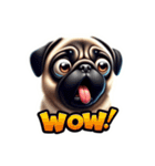 pug lovers（パグラバーズ）（個別スタンプ：10）