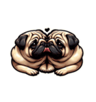 pug lovers（パグラバーズ）（個別スタンプ：11）