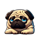 pug lovers（パグラバーズ）（個別スタンプ：12）