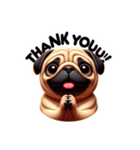pug lovers（パグラバーズ）（個別スタンプ：13）