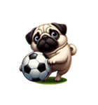 pug lovers（パグラバーズ）（個別スタンプ：16）