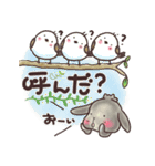 垂れ耳うさぎもちさま 動物園へ行こう！（個別スタンプ：23）