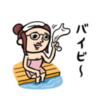 銭湯女子 昭和レトロ(死語)（個別スタンプ：16）