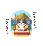 夏の猫さん詰め合わせ（個別スタンプ：10）