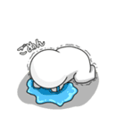 二重顎しらたまスタンプ（個別スタンプ：8）