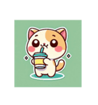 かわいいネコスタンプ文字なし（個別スタンプ：1）