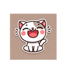 かわいいネコスタンプ文字なし（個別スタンプ：4）