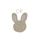 ぽわりんうさぎ（個別スタンプ：3）
