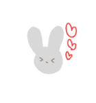 ぽわりんうさぎ（個別スタンプ：4）