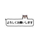 【ひと言柴犬】おしごと用・拾い出し特化編（個別スタンプ：3）