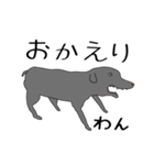 黒いワンちゃん（犬）（個別スタンプ：10）