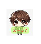 ちび男の子01（個別スタンプ：6）