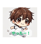 ちび男の子01（個別スタンプ：21）