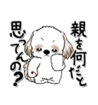 シーズー犬 『親って大変なんだよね』（個別スタンプ：13）