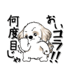 シーズー犬 『親って大変なんだよね』（個別スタンプ：14）