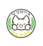 優しい猫コヤミ  ( 韓国語 )（個別スタンプ：12）