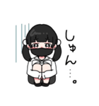 マスク女子 スタンプ（個別スタンプ：12）