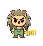 Hedgehog has no thorns（個別スタンプ：35）