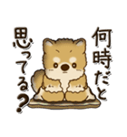 柴犬・茶色い犬 『親って大変なんだよね』（個別スタンプ：30）