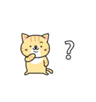 猫の漢字一文字スタンプ（個別スタンプ：12）